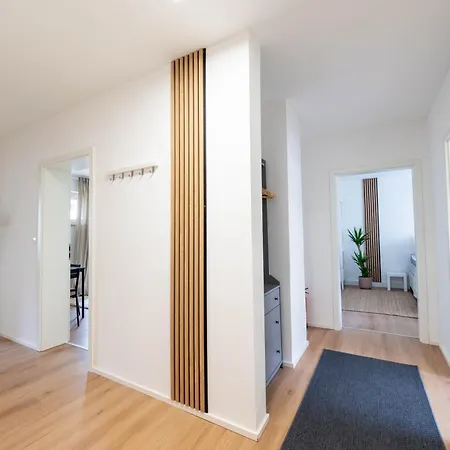 Backhome - Business&family - Lage, Parkplatz, Balkon, Waschmaschine, Netflix, 90qm, 24h Checkin - 8 아파트 바크낭